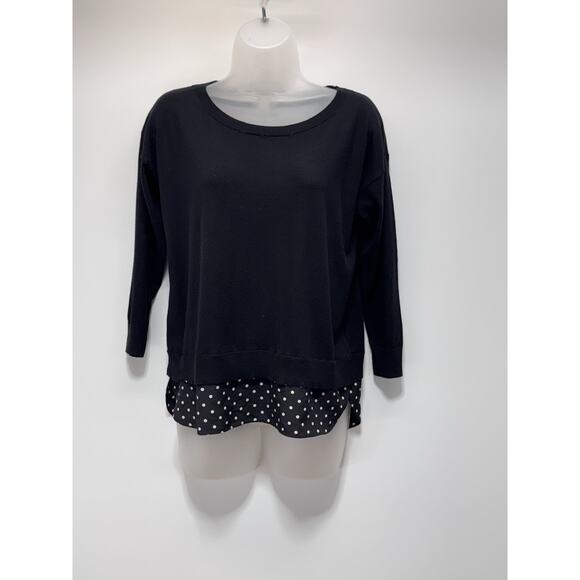 Ralph Lauren Sweater Size L Layered Pullover Jumper Preppy Round Neck - Picture 1 of 7